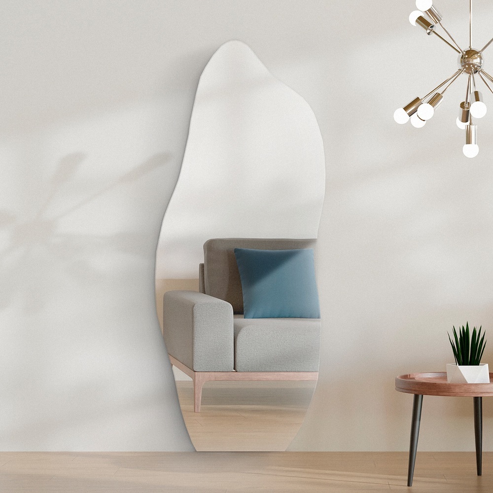 Espelho Orgânico 150cm  170cm Corpo Inteiro Lançamento Quarto Sala Banheiro Holl Grande Moderno Luxo - Home & Living