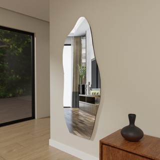 Espelho Orgânico Grande 150cm 170cm Decorativo Corpo Inteiro de Chão Quarto Sala Salão hall Luxo Promoção Lançamento em Oferta na Shopee