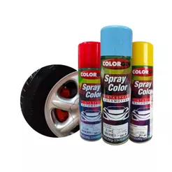 Tinta Spray Color Automotivo Pinça de Freio Colorgin 300ml - Escolha Sua Cor