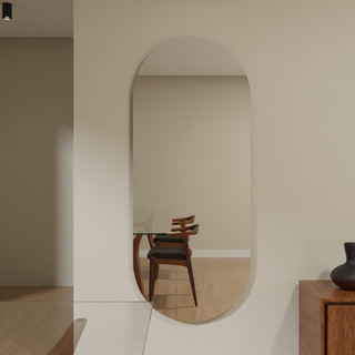Espelho Oval Corpo Inteiro 150cm 170cm Grande Quarto Sala Banheiro Holl Salão Grande Moderno Luxo Lançamento em Oferta na Shopee