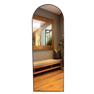 Espelho Janela E13 Moldura Em Alumínio 170cm x 70cm Grande Corpo Inteiro