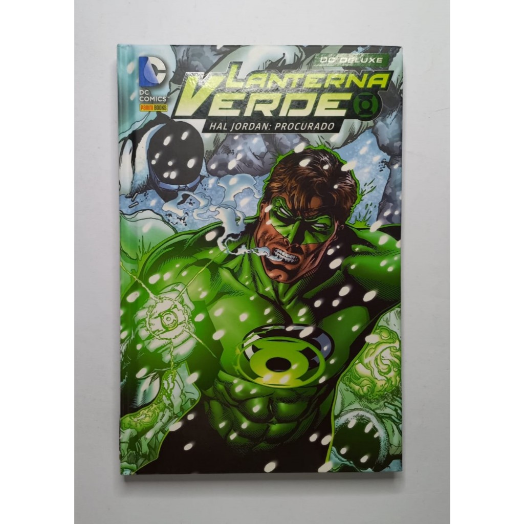 DC Deluxe Lanterna Verde Hal Jordan Procurado Panini 2013 Capa Dura Excelentes