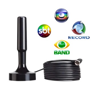 Antena Digital Alta sensibilidade - Tv Interna / Externa HDTV / UHF em Oferta na Shopee
