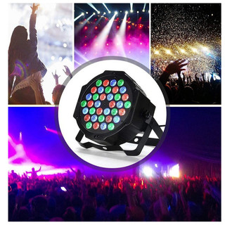 Canhão De Luz 36 Leds Rgb Colorido Festas Eventos 110v/220v