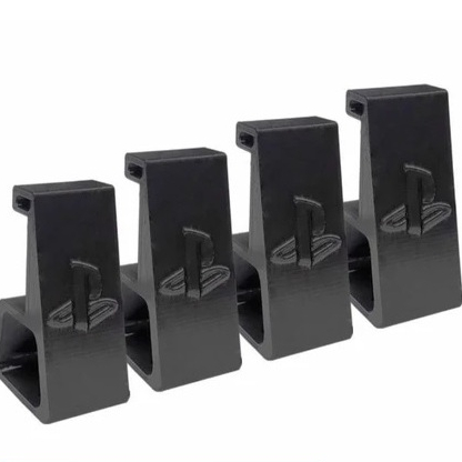 Suporte Ps4 Slim Fat Pro Horizontal Pezinho Elevação Altura Playstation 4 Base Apoio Lateral