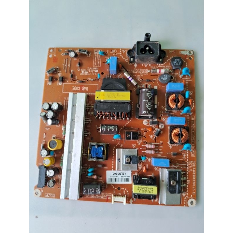 Placa Fonte  sem funcionar  pra Sucata de TV LG 42LB5600
