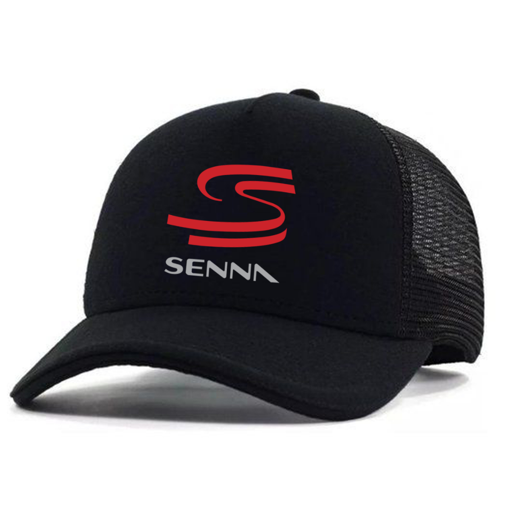 Ayrton Senna Boné Trucker Lindo Duplo S Vermelho e Senna Refletivo