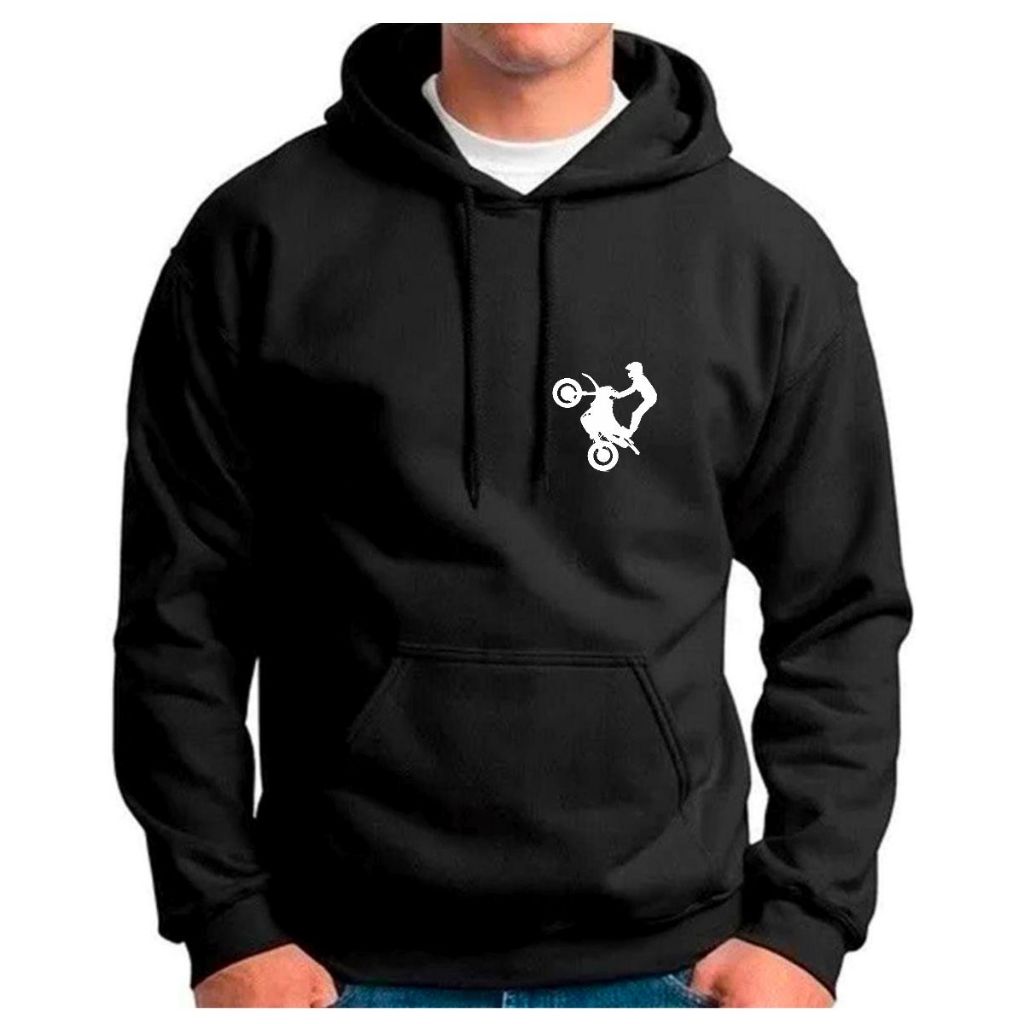 Blusa Moletom Grau  Agasalho Capuz Oferta Wheeling