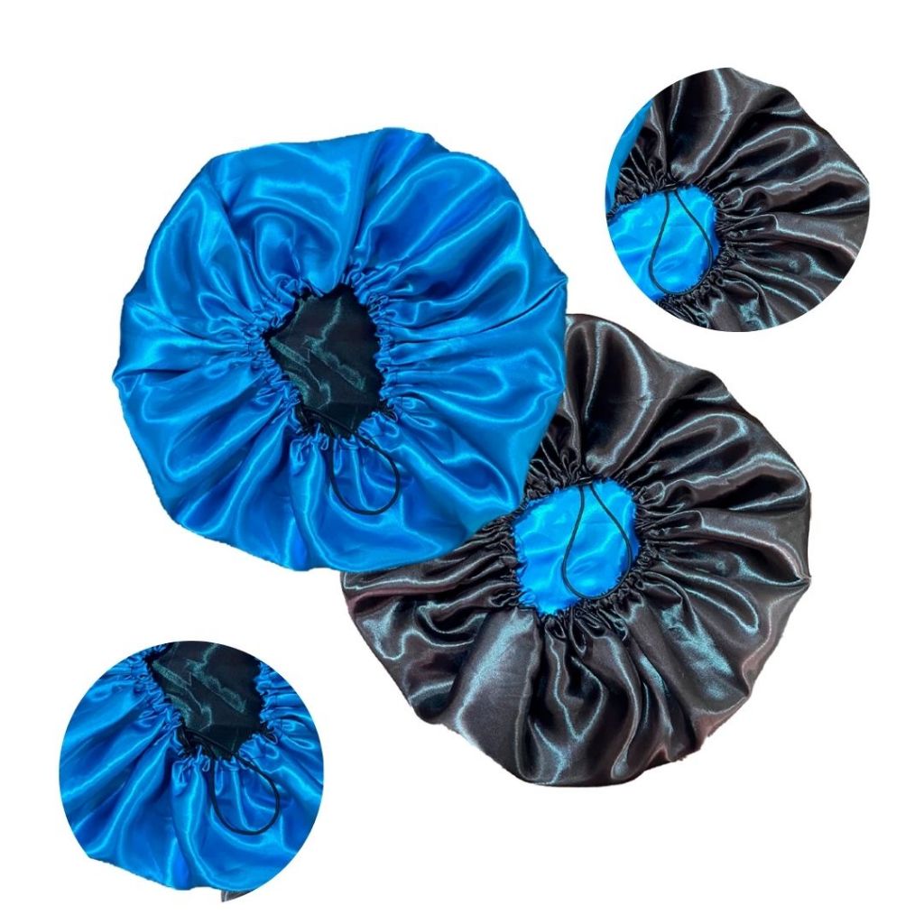 Touca de Cetim Dupla Face Ajustável