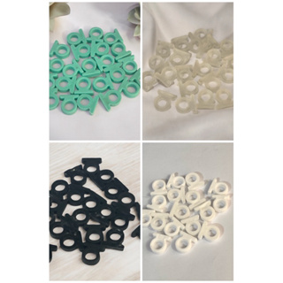 Kit Com 50 unidades Adaptador de Aplique Para Lápis ou Caneta Encaixe Emborrachado de PVC em Oferta na Shopee