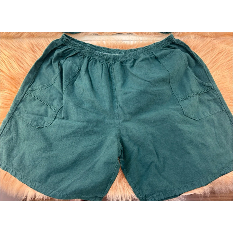 Shorts plus size feminino algodão