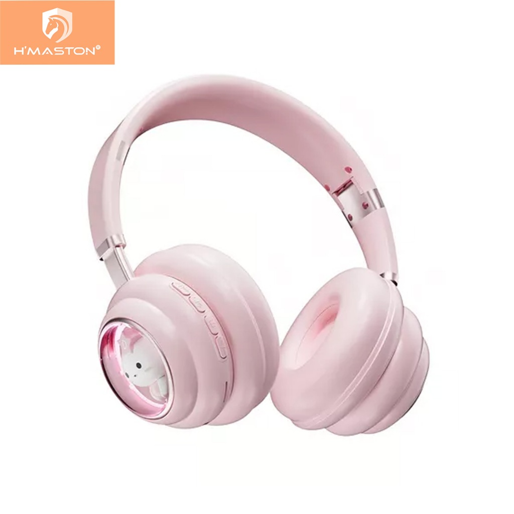 H'maston SN-17Headset Fone Bluetooth Sem Fio Gamer Com Luz Microfone em Oferta na Shopee