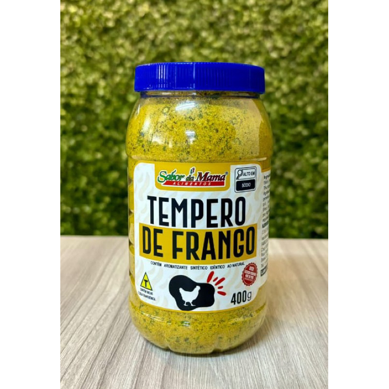 Tempero de frango 400g pote Sabor da Mama Novidade em Oferta na Shopee