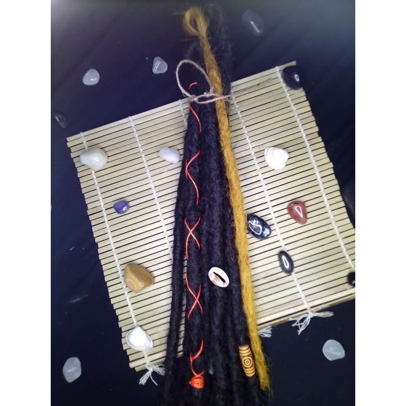 5 Dreads removíveis leia a descrição em Oferta na Shopee