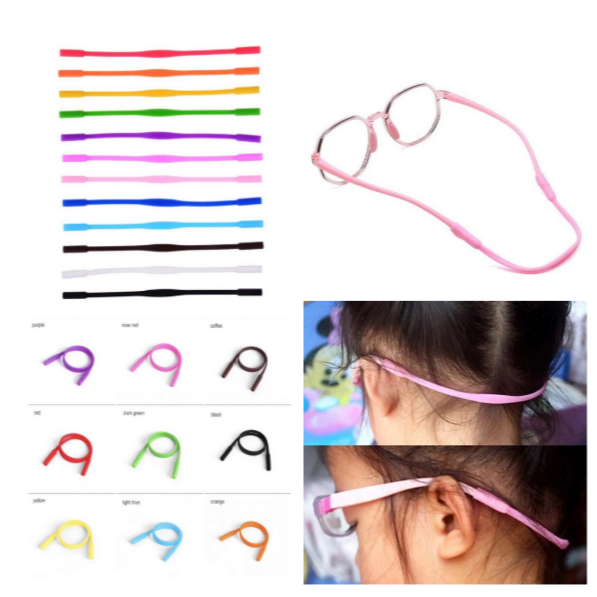 Óculos infantis com alça de silicone (Multicolorido) em Oferta na Shopee