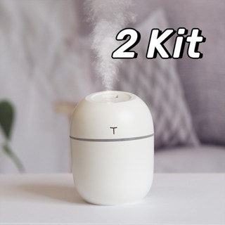 2 Peças Umidificador Atomizador De Ar Doméstico Portátil Umidificador De Escritório De Gra...