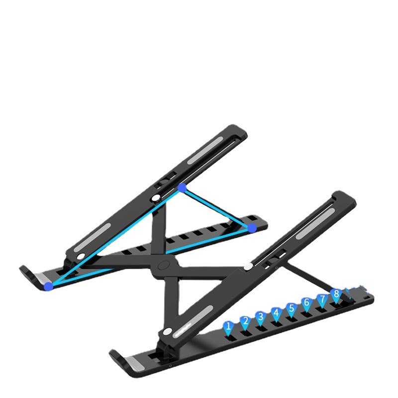 Suporte Apoio De Notebook Laptop Compacto Articulado Home Office / Suporte Notebook / Porta Notebook Preto
