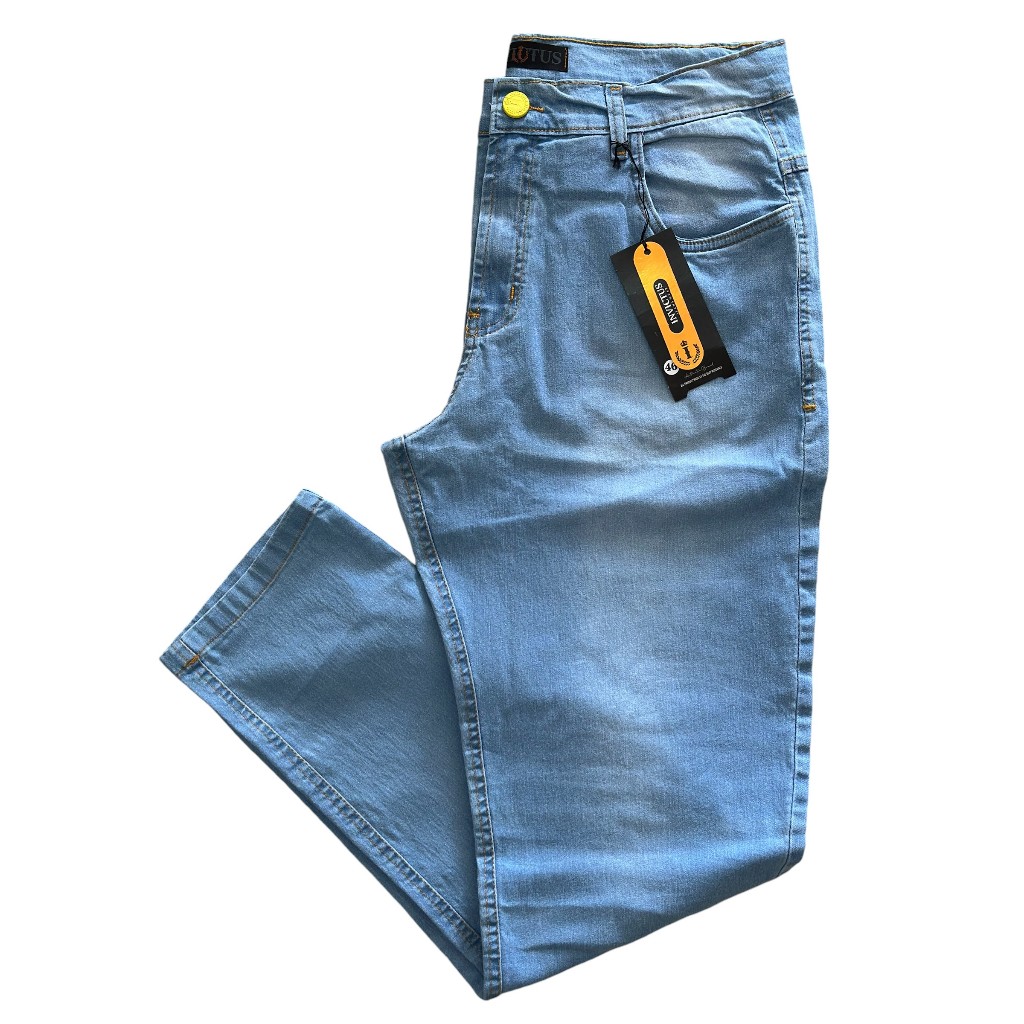 calças masculina jeans calças possui lycra elastano em algodão com jeans de alta qualidade e conforto em Oferta na Shopee