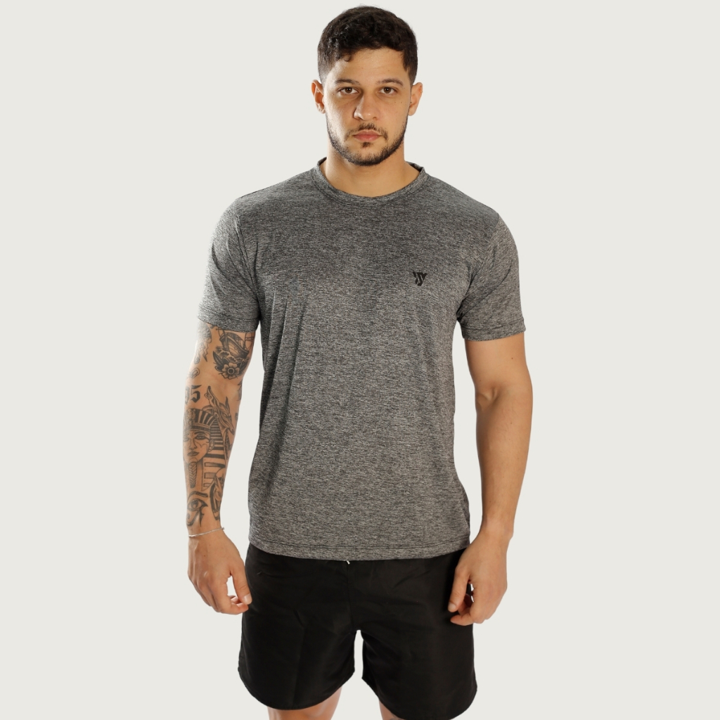 Camiseta Básica Lisa Dryfit Treino Academia Esporte Proteção UV