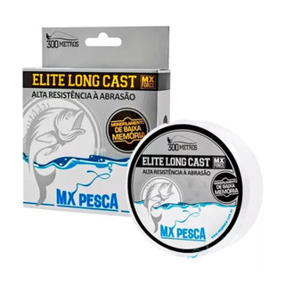 Linha MX Pesca - Elite Long Cast 300m - Transparente