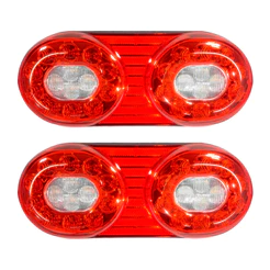 Lanterna Traseira Led Caminhão Carreta Randon Style Refil 12v/24v Bivolt
