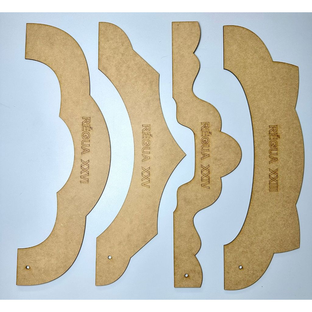 Kit Régua MDF para Barrado 6 (23, 24, 25 e 26)