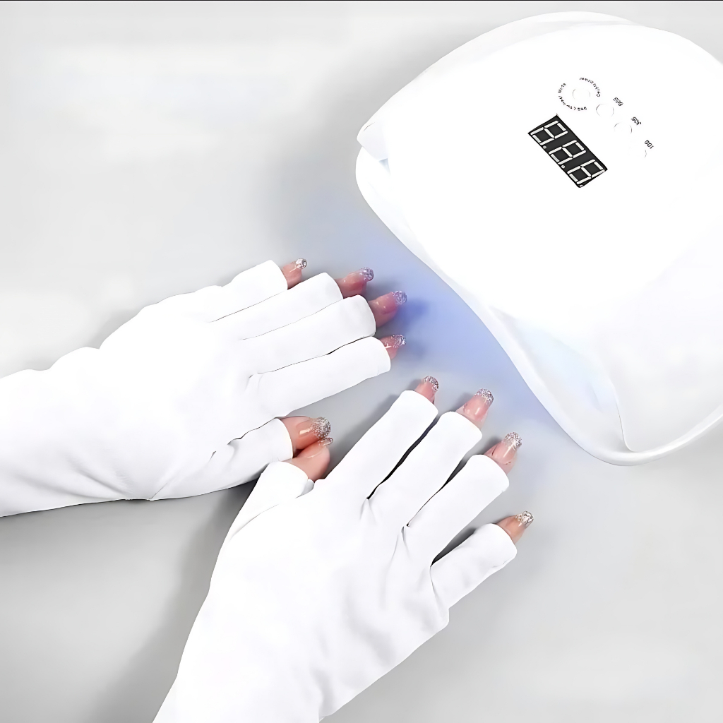 Luva De Proteção Anti UV Nails Designers Professional