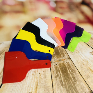 1~4 Espátula para chocolate grande 17x11,7 cm bwb cores// em Oferta na Shopee