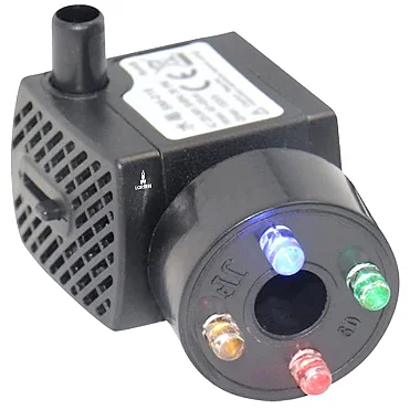 Bombinha para Fontes e Aquários Bomba Submersa Lorben com Luz LED 2.5W Bivolt