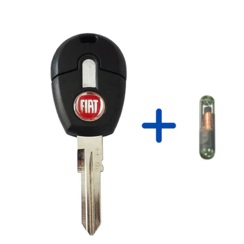 Chave Reserva Com Chip Code Fiat Palio Uno Strada Fiorino Siena