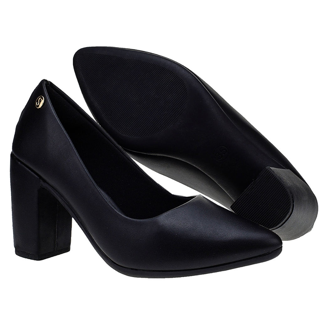 Sapato Feminino Social Scarpin Salto Alto Mary Jane Bico Fino Shekinah Novidade Moda em Oferta na Shopee