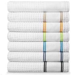 Kit 3, 6 ou 10 Panos de Copa Nancy Dohler Sortido 45X60 Cozinha Felpudo Gourmet Liso Para Bordar