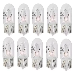 Kit 10 Lampadas Pingão T10 Meia Luz Carro Automotiva 12v 5w Original Pingo Pingao Meia Luz Farol