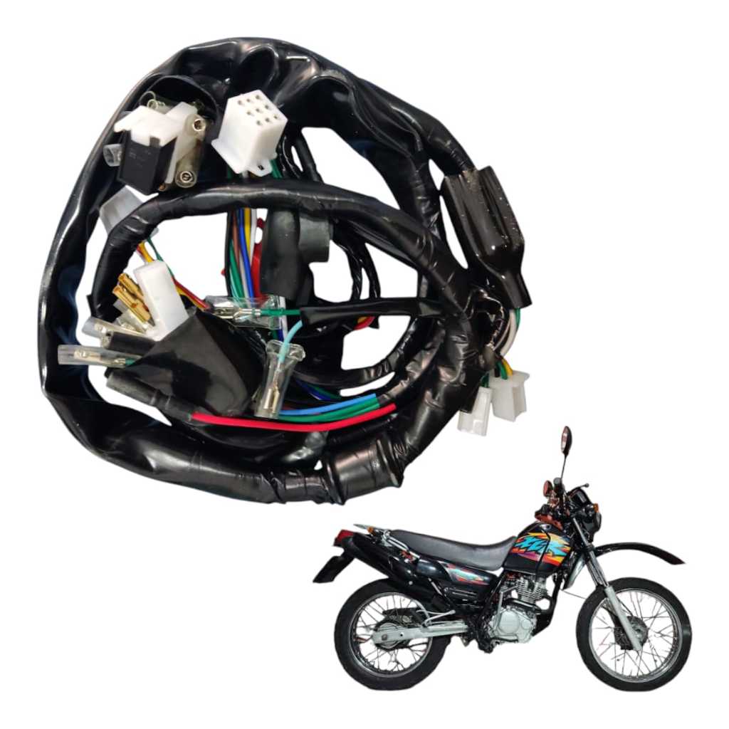 Fiação Principal Completa Honda Xlr 125 Es 2001 2002 Partida eletrica