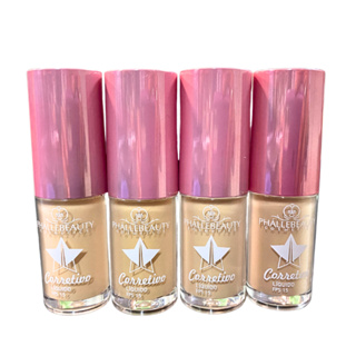 Corretivo Líquido Face FPS15 PhálleBeauty PH5004 em Oferta na Shopee