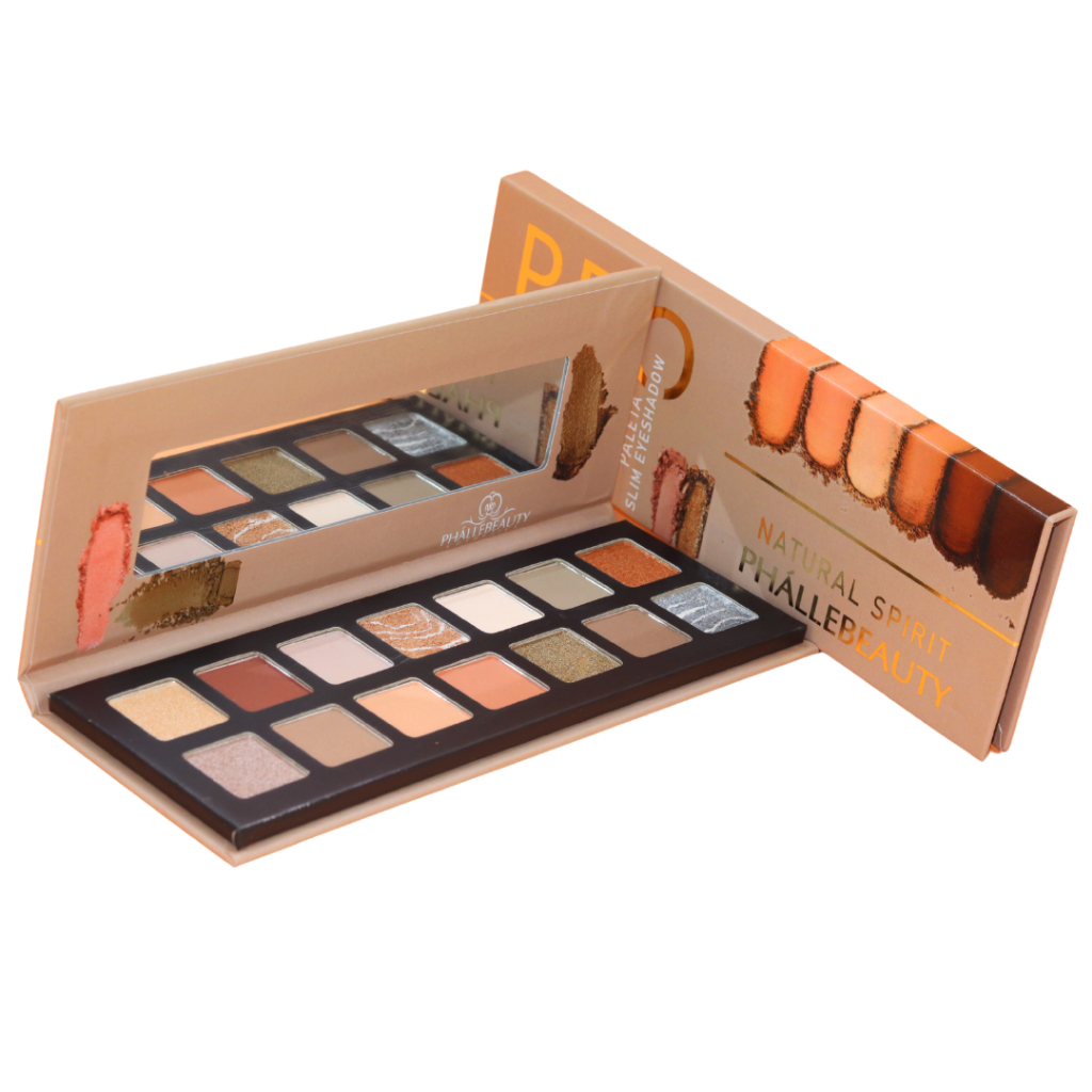 Paleta de Sombras Slim Pro Natural Spirit PhálleBeauty em Oferta na Shopee