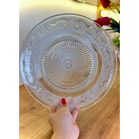 Jogo 06 Peças Pratos Sobremesa Vidro Angel 18cm em Oferta na Shopee