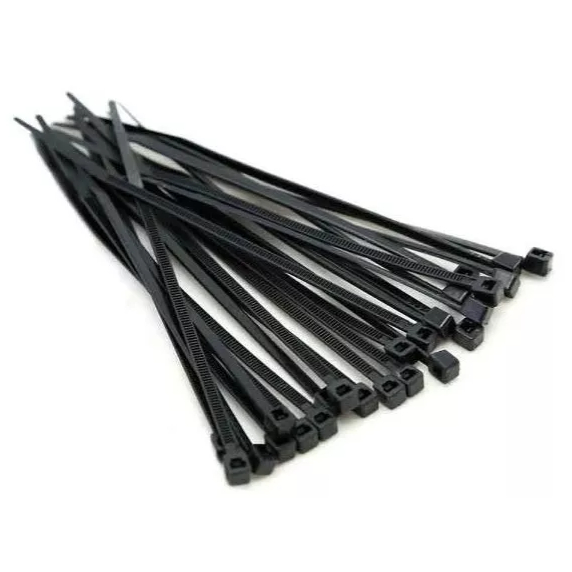 Abraçadeira 20cm Enforca Gato Em Nylon 200mm X 4,8mm 200 Unidades Cor Preto