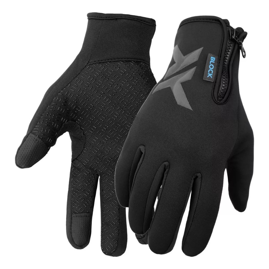 Luva Motocross Trilha Mattos Racing Block Preto
