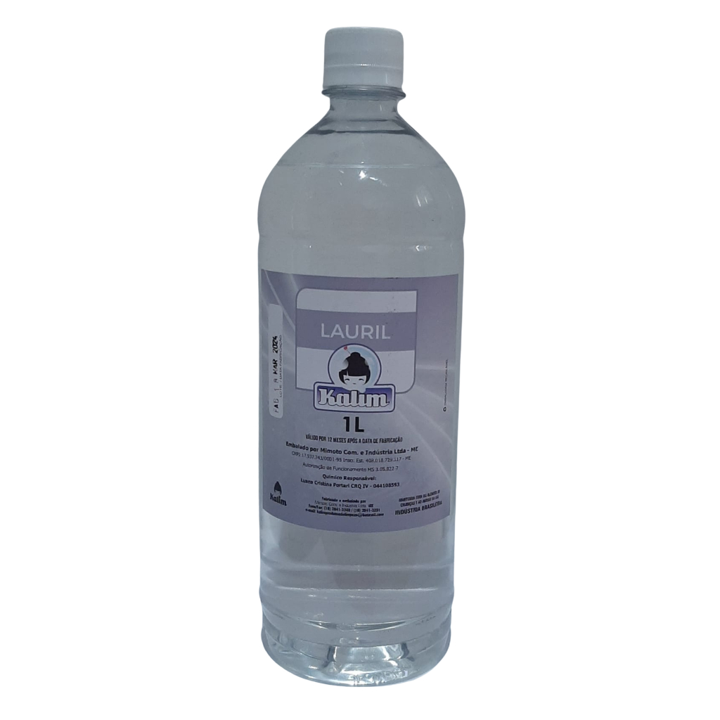 Lauril De 1ª Linha 1 Litro Alto Poder De Espuma Para Sabonete, Detergente, Sabão