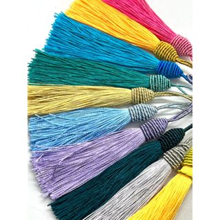 Aplique Pingente Tassel 100un Tassel de Luxo de 9cm em Oferta na Shopee
