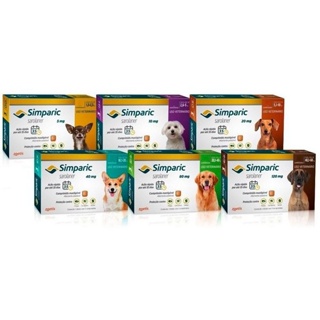Antipulgas Simparic para cães TODOS OS TAMANHOS (escolha o tamanho no anuncio) em Oferta na Shopee