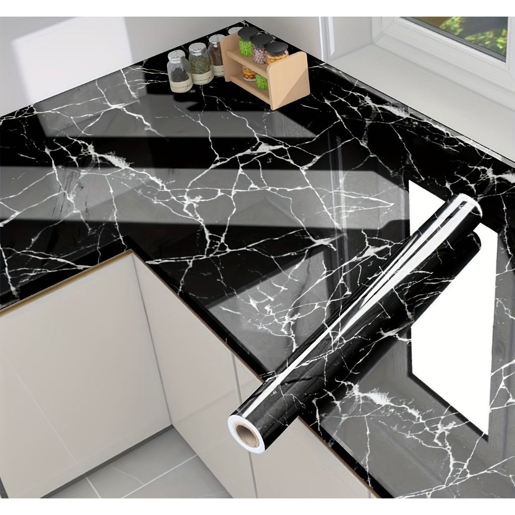 Adesivo Papel Parede Painel Autoadesivo Marmore Resistente a Agua/Óleo/Fogo/Alta Temperatura