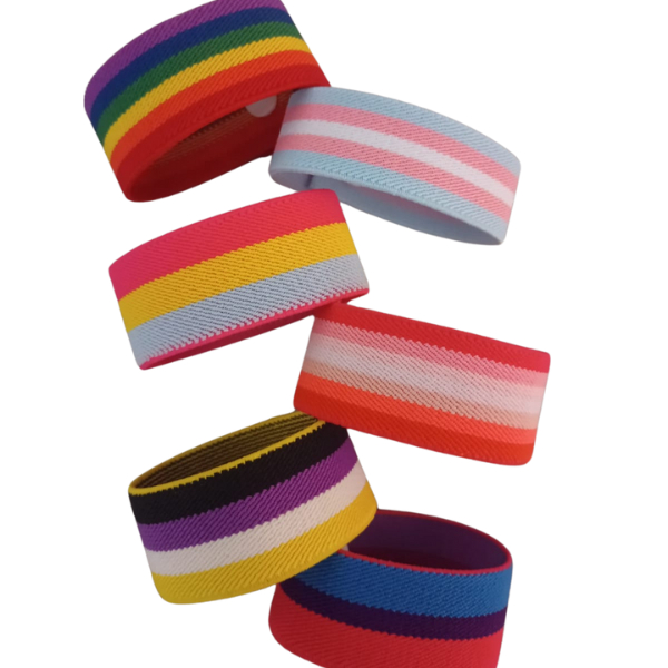 PULSEIRA 100% ELASTICO COM BOTÃO DE PRESSÃO