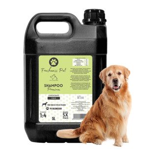 Shampoo Pet 5 Litros Concentrado Cachorros Cães Gatos Freshness Profissional