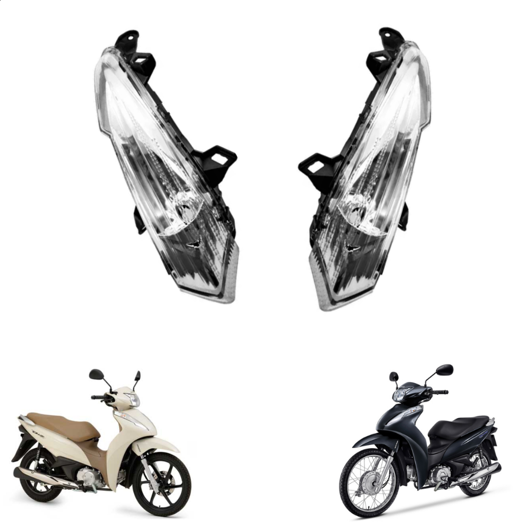 Pisca Seta Dianteiro Para Honda Biz 125 2019 Original Plasmoto em Oferta na Shopee