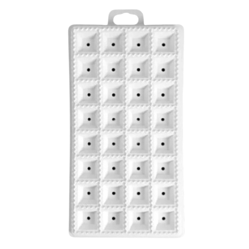 Forma Molde Quadrado Sorrentino Mini Ravioli 32 cavidades