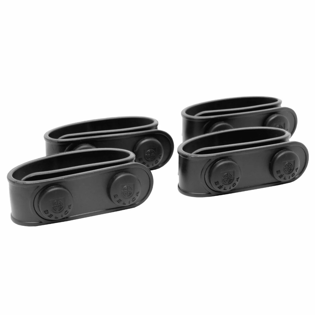 Belt Keeper Bélica para Cinto Tático em PVC – Kit com 4 Presilhas