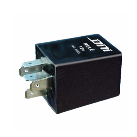 Relé Temporizador de Farol Estacionamento Linha GM  – 30A – 12V N° 52280734 / 93218067 - DNI0411