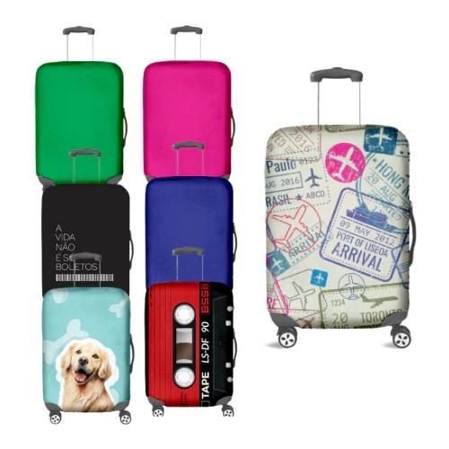 Capas de Mala para Viagem Protetora Estampas Personagens